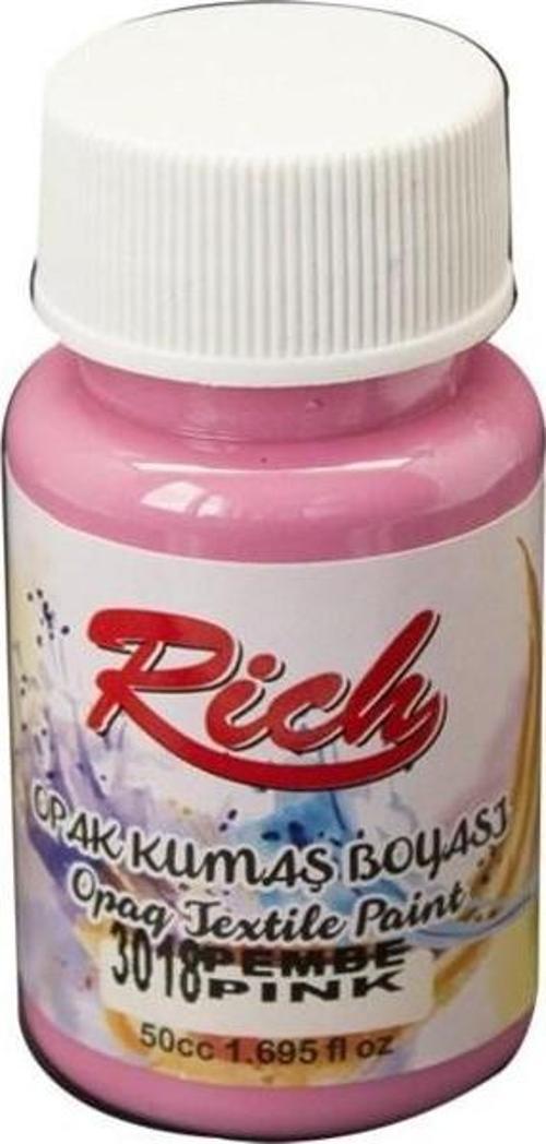 Opak Kumaş Boyası 50 cc. 3018 PEMBE