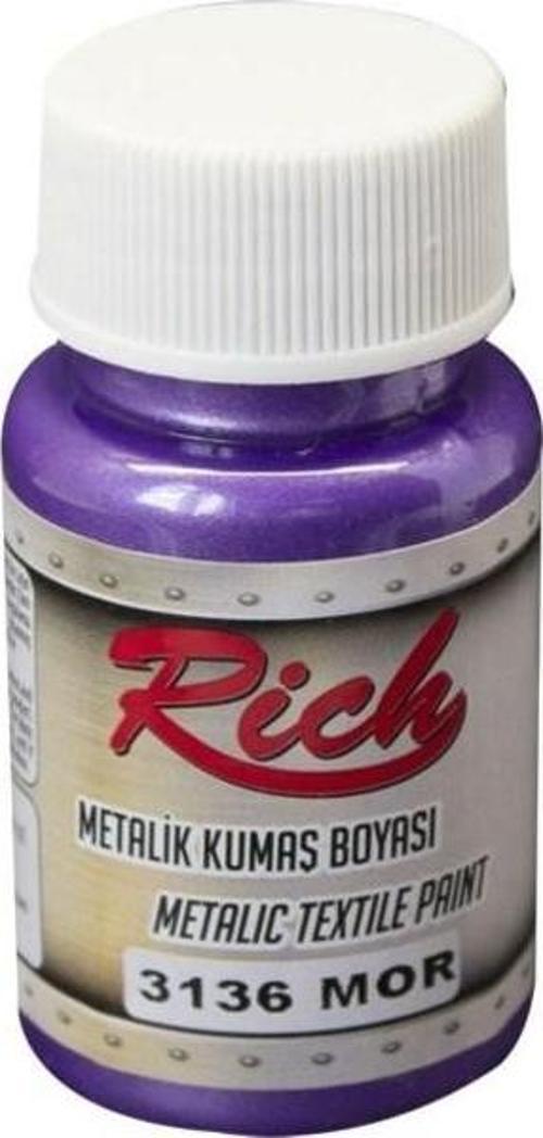 Metalik Kumaş Boyası 50 cc. 3136 MOR