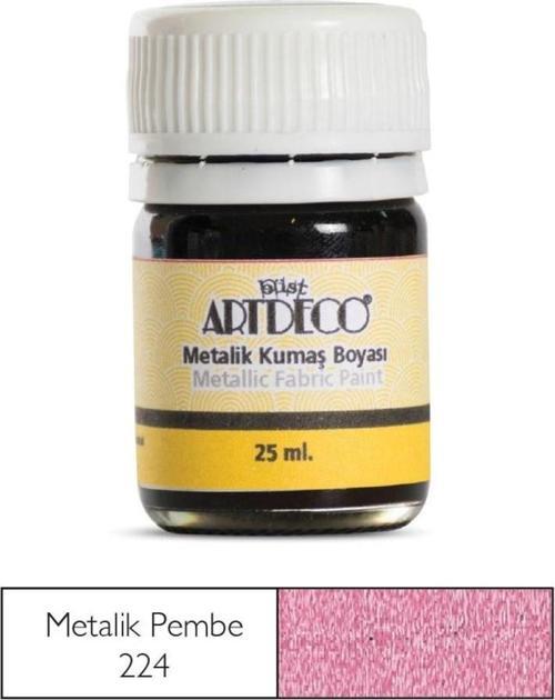 Metalik Kumaş Boyası 224 Pembe