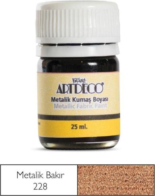 Metalik Kumaş Boyası 228 Bakır