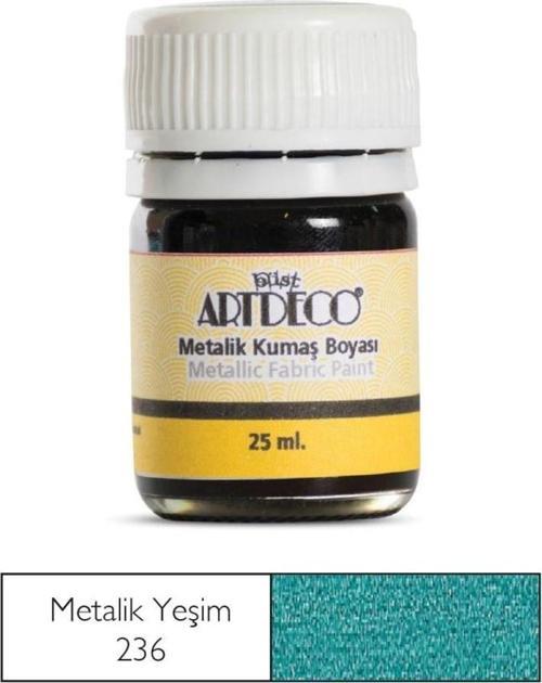 Metalik Kumaş Boyası 236 Yeşim