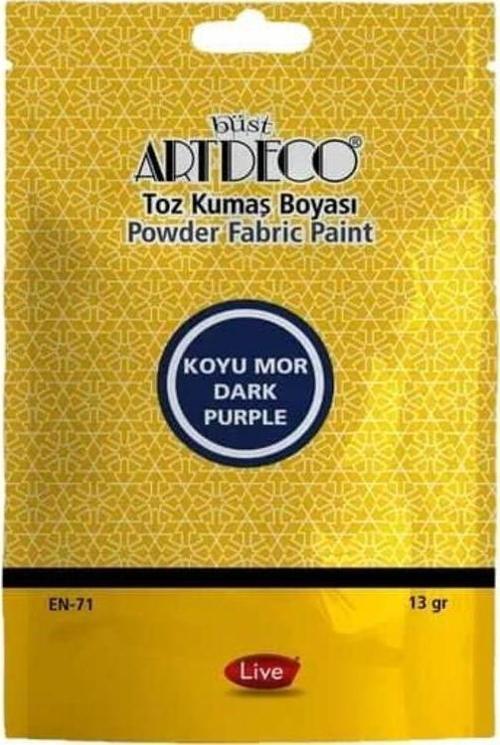 Toz Kumaş Boyası 13 gr Koyu Mor 1121