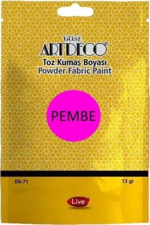 Toz Kumaş Boyası 13 gr Pembe 1127