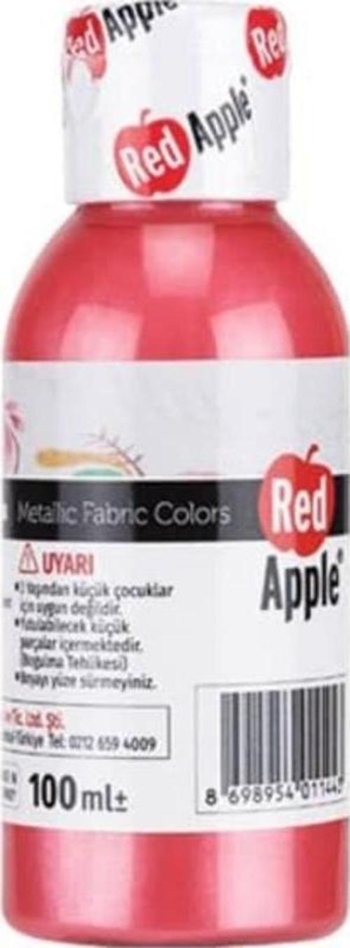 Metalik Kumaş Boyası 100 ml Pembe