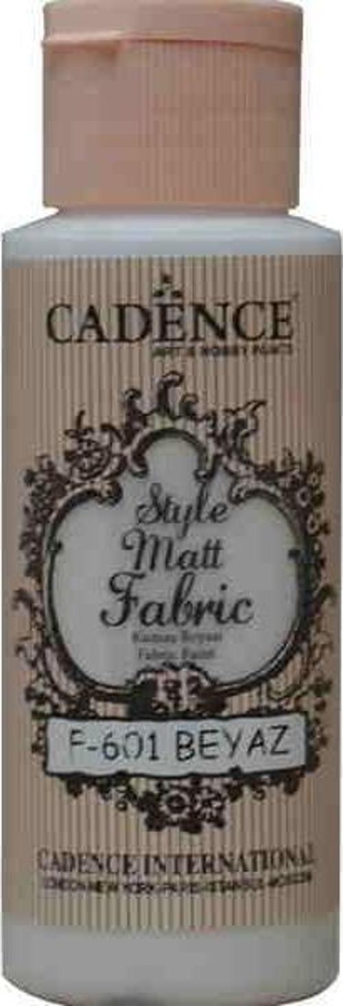 Style Matt Fabric Kumaş Boyası F-601 Beyaz