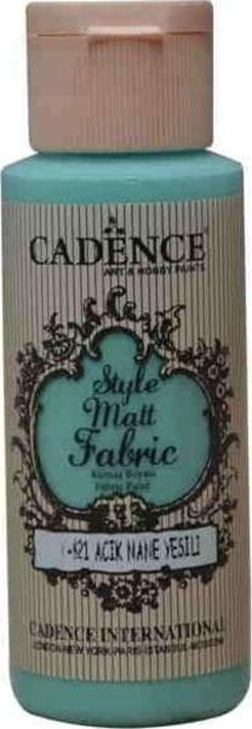 Style Matt Fabric Kumaş Boyası F-621 Açık Nane Yeşili