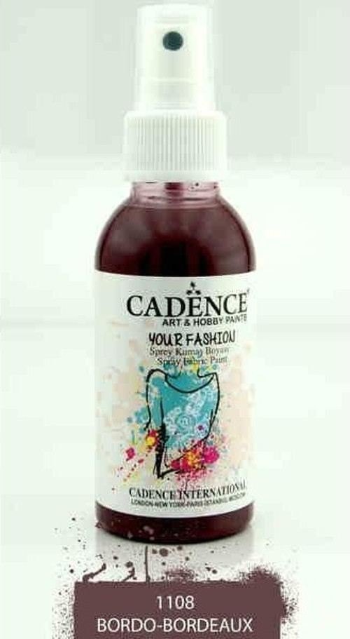 Your Fashion Sprey Kumaş Boyası 100 ml. 1108 BORDO