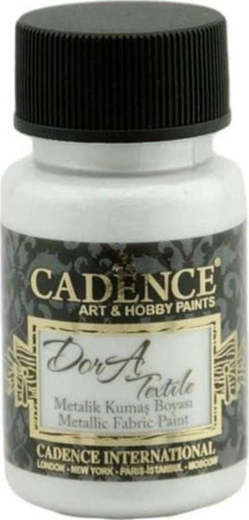 Dora Textile Metalik Kumaş Boyası 50 ml. 1152 İNCİ