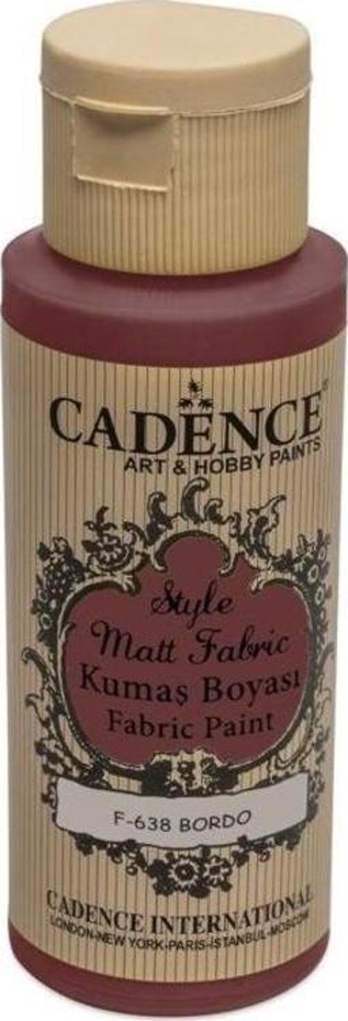 Style Matt Fabric Kumaş Boyası F-638 Bordo