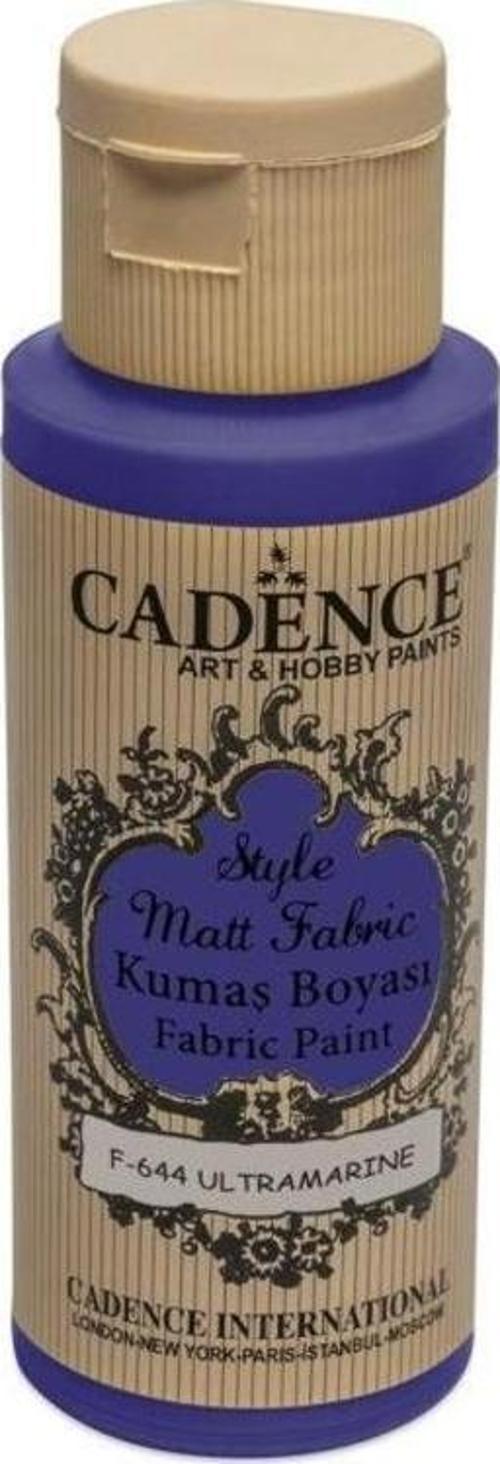 Style Matt Fabric Kumaş Boyası F-644 Ultramarine