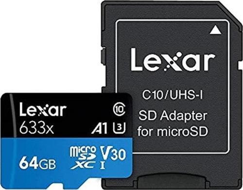 64Gb 633X Microsdxc Uhs-I U3 100 45 Mb Sn Yüksek Performanslı Microsd Hafıza Kartı