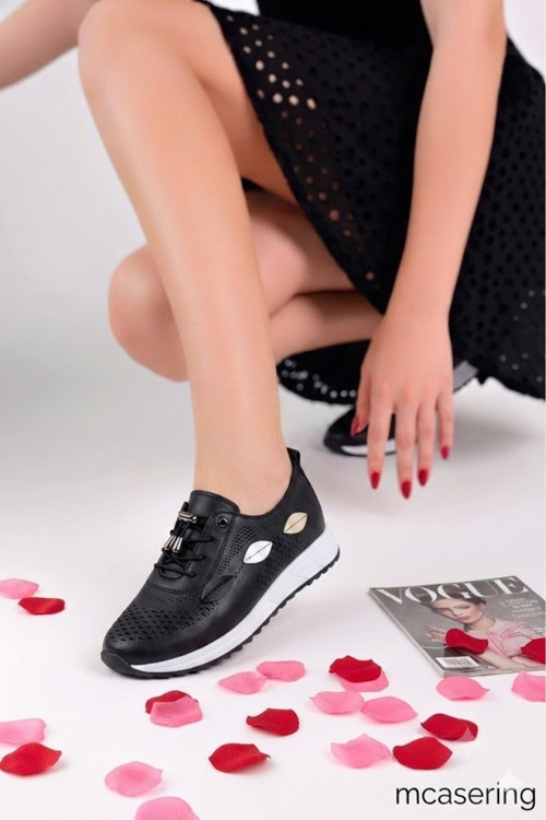 Lüx Ortopedik Tabanlı Günlük Spor Kadın Babet Sneaker Ayakkabısı Özel Numara 41 -42