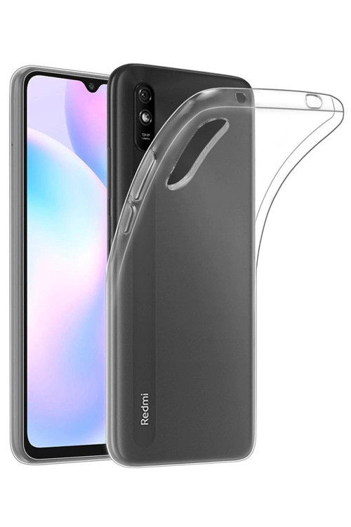 XİAOMİ REDMİ 9A Şeffaf Kılıf - Lüx Silikon Saydam Telefon Kılıfı/Kapak - seff01