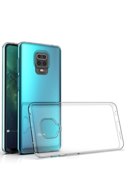 Xiaomi Redmi Note 9 Pro Kamera Koruyuculu Şeffaf Kılıf