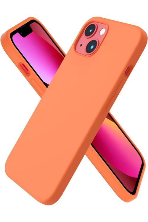 Iphone 13 / 14 Uyumlu Kamera Korumalı Kadife Iç Dokulu Lansman Telefon Kılıfı