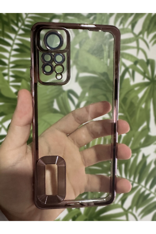 Xiaomi Note 11 Pro Uyumlu Lazer Kesim Kamera Lensli Renkli Parlak Telefon Kılıfı