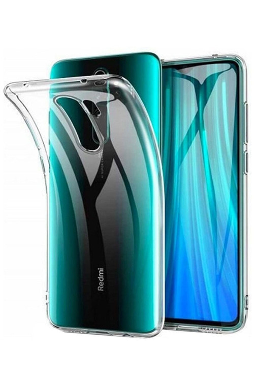 Xiaomi Redmi Note 8 Pro Şeffaf Süer Silikon 0,15mm Kamera Korumalı Silikon Kılıf
