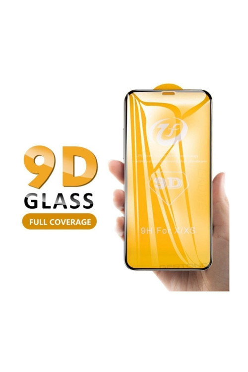 For Apple Iphone 7 Ekran Koruyucu Tam Kapatan Kırılmaz Cam Siyah