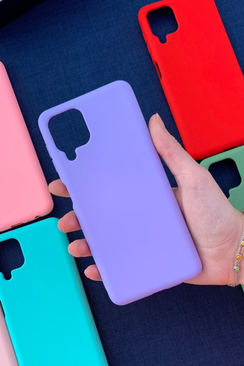 Galaxy A22 Içi Süet Silikon Lansman Kılıf