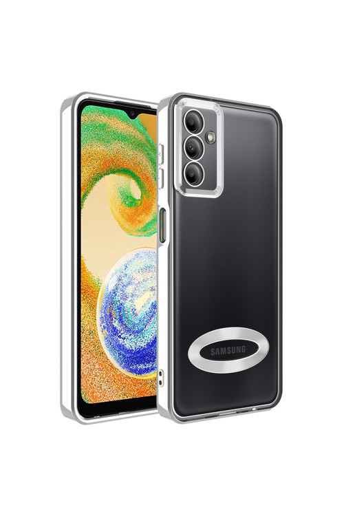 Galaxy A04s Kılıf Kamera Korumalı Logo Gösteren Omega Kapak