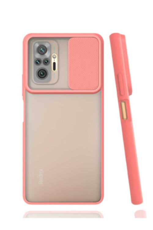 Xiaomi Redmi Note 10 Pro Uyumlu Kılıf Kamera Korumalı Renkli Silikon Kılıf