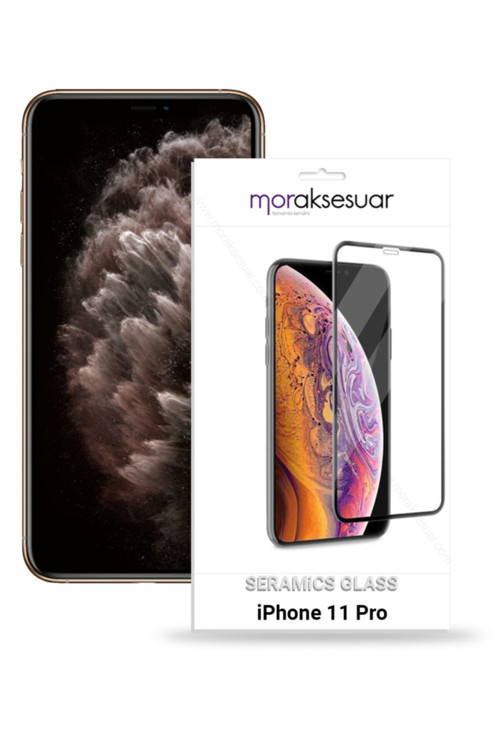 Iphone 11 Pro Seramik Ekran Koruyucu Esnek Parlak Cam