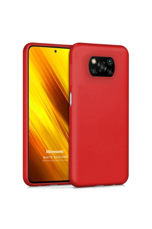 Poco X3 Pro Kılıf Ince Ipeksi Yüzey Koruyucu Silikon Kılıf