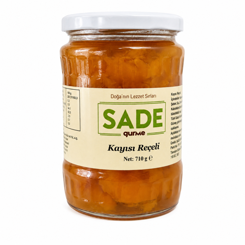 Sade Gurme Kayısı Reçeli 580 CC