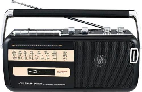 Retro Usb Fm Radyo Kaset Çalar Taşınabilir Bluetoothlu Radyo Kaset Çalarlı Usb Girişli