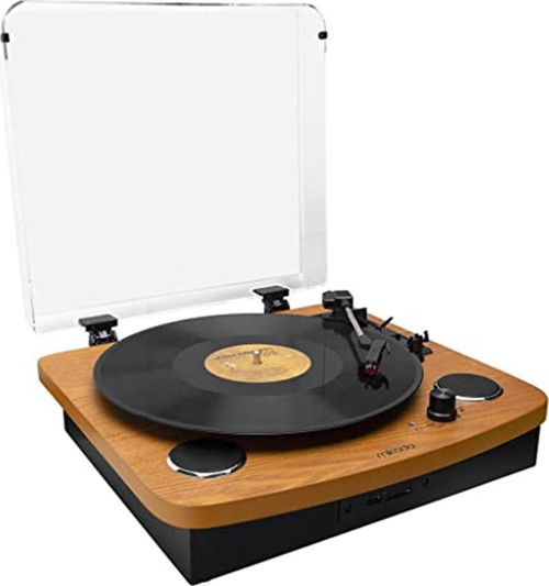 Mn-P235 Voyager Retro Ahşap Pikap Bluetooth Usb Hafıza Kartı Aux Dahili Hoparlör