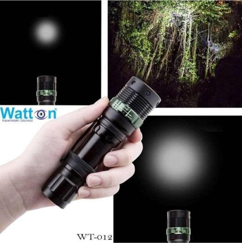 Wt-012 Zoomlu Oto Pc Şarjlı El Feneri