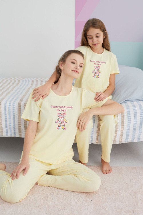 Pamuklu Örme Pijama Takım