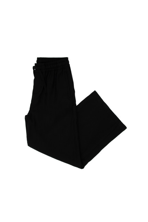 Kız Çocuk Siyah Loose Fit Modal Karışımlı Kanvas Pantolon 50300911-VR046
