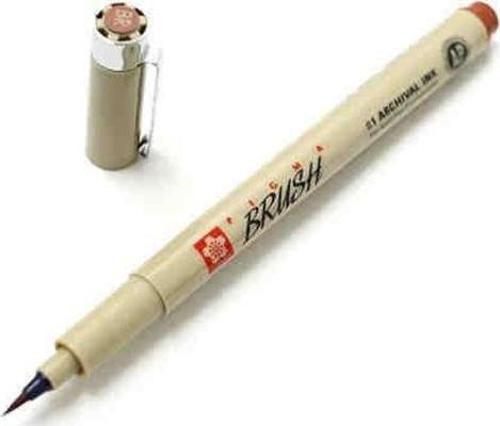 Pigma Brush Pen Fırça Uçlu Çizim Kalemi BROWN (KAHVE)
