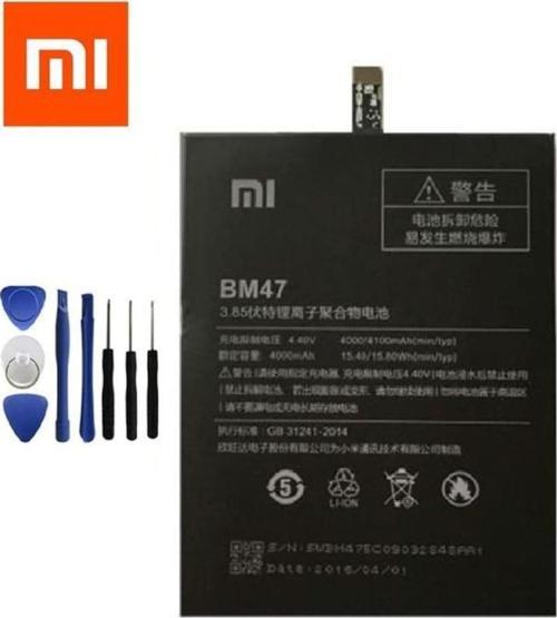 Xiaomi Redmi Mi 3/3S/4X Bm47 Batarya Pil ve Tamir Seti