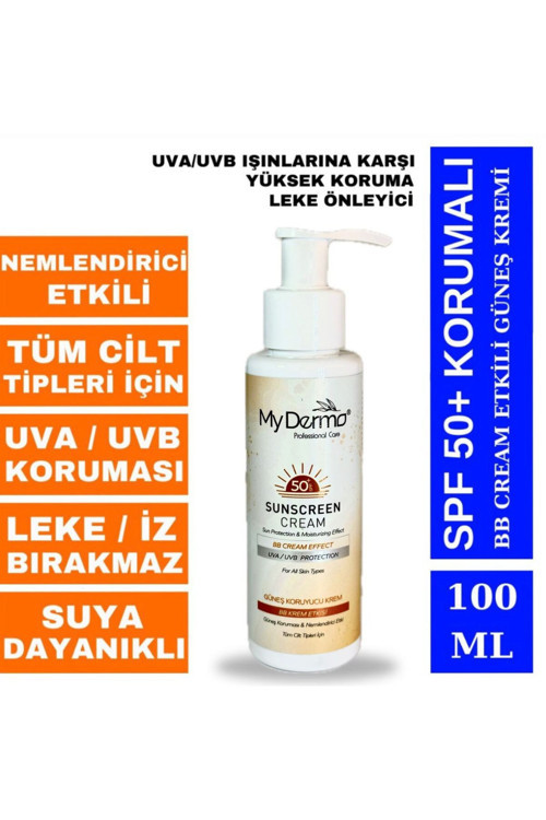 Spf50+ Koruyucu Güneş Kremi 100 ML BB Krem Etkili