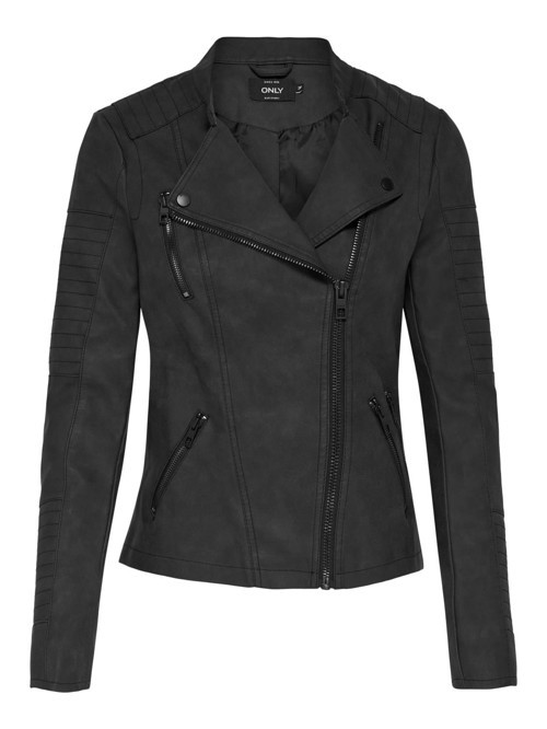 Onlava Faux Leather Bıker Otw Noos Kadın Mont