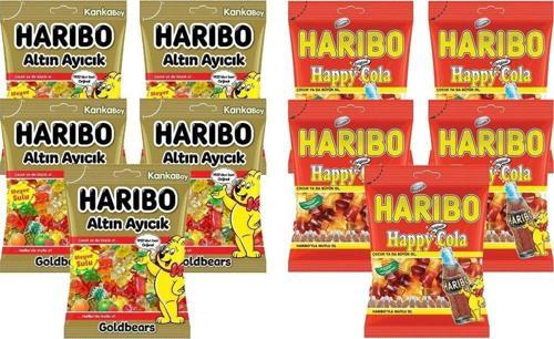 Altın Ayıcık ve Happy Cola 80 gr Kanka Boy 10 lu Eko Paket