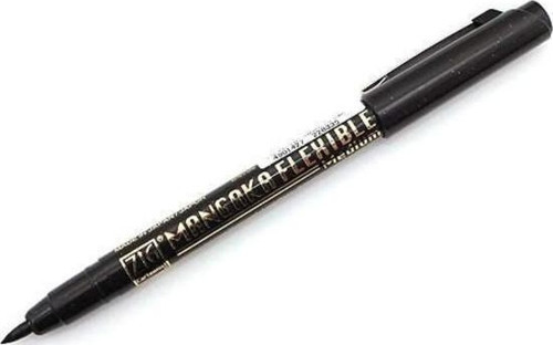 Cartoonist Mangaka Flexible Çizim Kalemi Medium Uç Siyah
