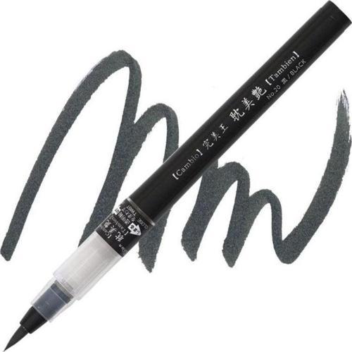 Kuretake Cambio Tambien Brush Pen No:20 BLACK