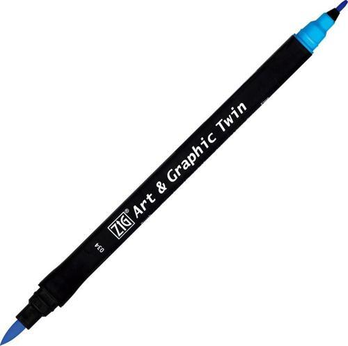 Art & Graphic Twin Marker Çizim Kalemi 34 Light Blue