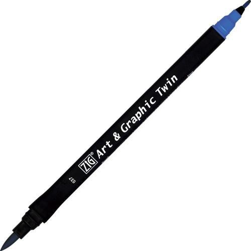 Art & Graphic Twin Marker Çizim Kalemi 37 Cyan