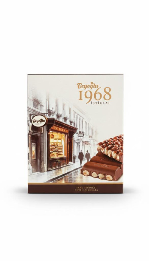 1968 İstiklal Bol Sütlü Fındıklı Çikolata 170gr x6