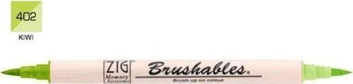 Brushables 2 Renk Tonu Fırça Uçlu Marker Kalem 402 Kiwi
