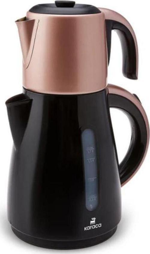 Daystar Çelik Demlikli 2 in 1 Çay Makinesi Rosegold