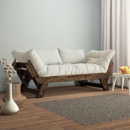 Adalar Ceviz-kırık Beyaz Renk Ahşap Kanepe Cpt8128-210
