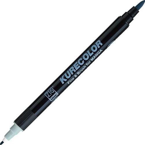 Kurecolor Fine & Brush for MANGA Marker Çizim Kalemi 826 Blue Gray 3