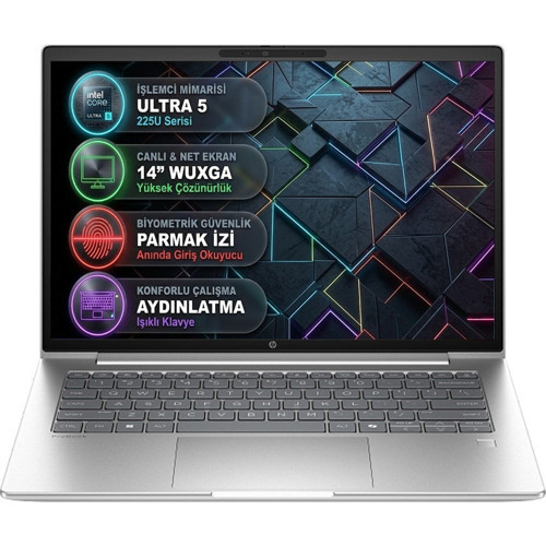 Probook 4 G1I Intel Core Ultra 5 225U 40GB 1tb SSD 14" Wuxga Freedos Laptop, Notebook D21PFET 008