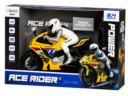 Ace Rider 2.4 Ghz Uzaktan Kumandalı Işıklı Spor Motosiklet