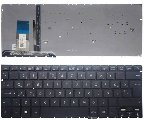 Asus Zenbook Ux330ua-fc006t, Ux330ua-fc046t Klavye Aydınlatmalı Işıklı Tuş Takımı